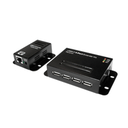 LogiLink USB 2.0 Cat. 5 Extender with 4-Port Hub, Receiver and Transmitter - USB-Erweiterung - USB 2.0