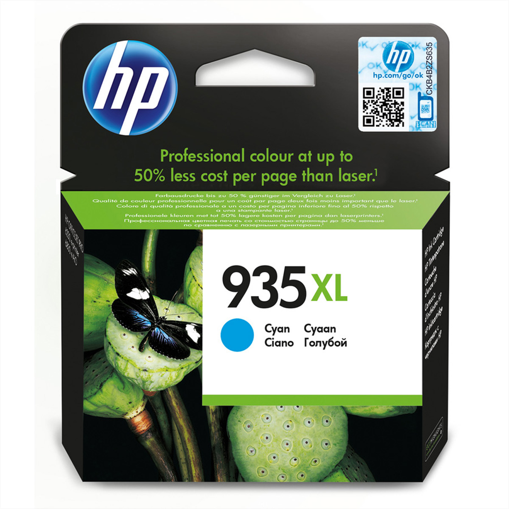 HP 935 XL Cyan Tintenpatrone c2p24ae - Original - Ink Cartridge