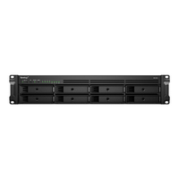 Synology RackStation RS1221+ - NAS - Rack (2U) - Ryzen Embedded - V1500B - Black