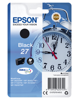 Epson Alarm clock Singlepack Black 27 DURABrite Ultra Ink - Standard Yield - Pigment-based ink - 6.2 ml - 350 pages - 1 pc(s)