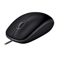 Logitech B110 Silent - Beidhändig - Optisch - USB Typ-A - 1000 DPI - Schwarz