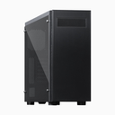 Chieftec AL-02B-TG-OP - Tower - PC - Black - ATX - micro ATX - Mini-ITX - Aluminium - SPCC - Tempered glass - 16.6 cm