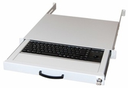 Aixcase AIX-19K1UKUSTB-W - Standard - Wired - USB + PS/2 - QWERTY - Grey