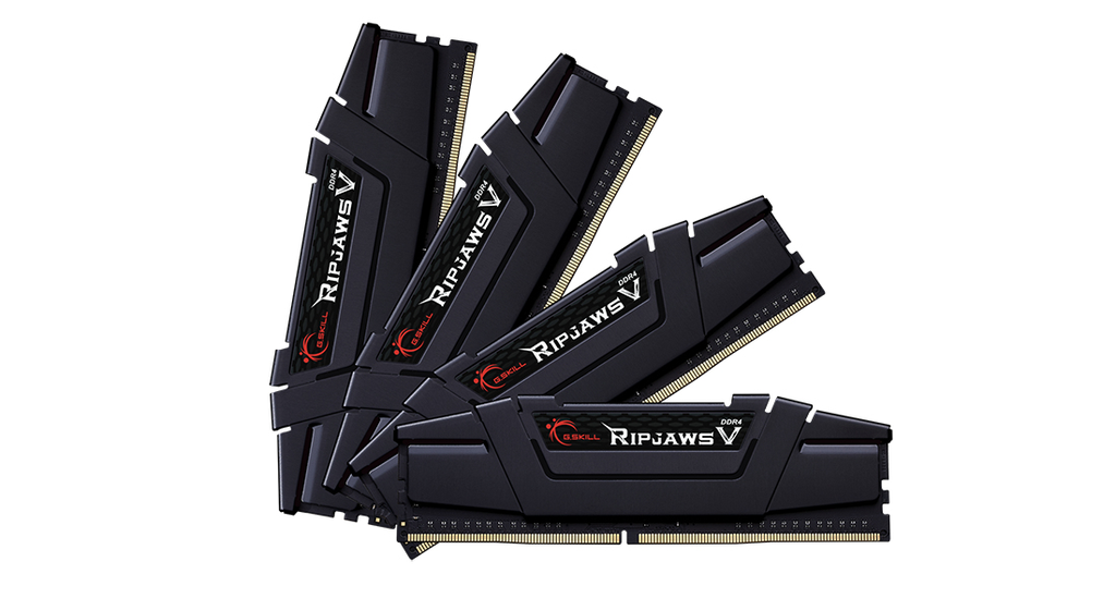 G.Skill Ripjaws V F4-3200C16Q-128GVK - 128 GB - 4 x 32 GB - DDR4 - 3200 MHz - 288-pin DIMM