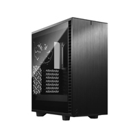 Fractal Design Define 7 Compact - Midi Tower - PC - Black - ATX - micro ATX - Micro-ITX - Aluminium - Steel - Tempered glass - Home/Office