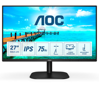 AOC B2 27B2H - 68.6 cm (27") - 1920 x 1080 pixels - Full HD - LED - 7 ms - Black