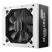 Enermax MARBLEBRON POWER SUPPLY 850W RGB WHITE EDITION - 850 W - 100 - 240 V - 47 - 63 Hz - 11-5.5 A - Active - 130 W