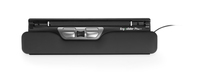Bakker ErgoSlider Plus Central Mouse - USB - Schwarz - Silber - 800 DPI - 1,4 m - 390 mm - 102 mm