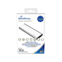 MEDIARANGE MR1101 - 240 GB - M.2 - USB Typ-C - 3.2 Gen 2 (3.1 Gen 2) - 450 MB/s - Silber