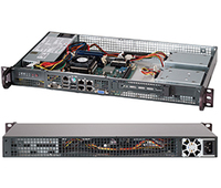 Supermicro CSE-505-203B - DDR4-SDRAM - Rack (1U) - 200 W - 0 - 40 °C - -40 - 70 °C - 8 - 90%