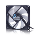 Fractal Design Silent Series R3 92mm - Fan - 9.2 cm - 1500 RPM - 18.3 dB - 24.4 cfm - Black - White