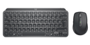 Logitech MX Keys Mini Combo for Business - RF Wireless + Bluetooth - QWERTZ - Graphite - Mouse included