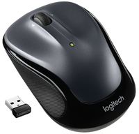 Logitech M325s - Beidhändig - Optisch - RF Wireless - 1000 DPI - Schwarz