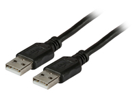 EFB Elektronik K5253SW.0,5 - 0.5 m - USB A - USB A - USB 2.0 - 480 Mbit/s - Black