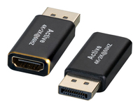 EFB Elektronik EB484-4K60 - DisplayPort - HDMI - Black