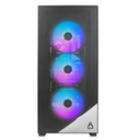 AZZA CSAZ-480 - Midi Tower - PC - Black - ATX - EATX - ITX - micro ATX - Iron - Steel - Multi