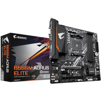 Gigabyte B550M AORUS ELITE - AMD - Socket AM4 - 3rd Generation AMD Ryzen™ 3 - 3rd Generation AMD Ryzen 5 - 3rd Generation AMD Ryzen™ 7 - 3rd... - DDR4-SDRAM - 128 GB - DIMM