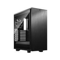 Fractal Design Define 7 Compact - Midi Tower - PC - Black - ATX - micro ATX - Micro-ITX - Aluminium - Steel - Tempered glass - Home/Office