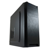 LC-Power 7040B - Midi Tower - PC - Black - ATX - micro ATX - Mini-ITX - Metal - Plastic - 14.5 cm