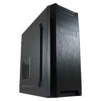 LC-Power 7040B - Midi Tower - PC - Schwarz - ATX - micro ATX - Mini-ITX - Metall - Kunststoff - 14,5 cm