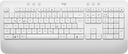 Logitech SIGNATURE K650 - Full-size (100%) - Bluetooth - Membrane - QWERTZ - White