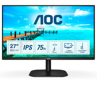 AOC B2 27B2DA - 68,6 cm (27 Zoll) - 1920 x 1080 Pixel - Full HD - LED - 4 ms - Schwarz