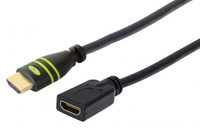 Techly HDMI High Speed mit Ethernet Verlängerungskabel 4K 30Hz 2m