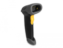 Delock USB Barcode Scanner 1D mit Anschlusskabel und Halterung - Laser - schwarz