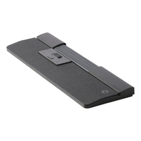 Contour Design SliderMouse Pro (Wired) with Slim wrist rest in fabric Dark Grey - Ambidextrous - USB Type-A - 2800 DPI - Grey