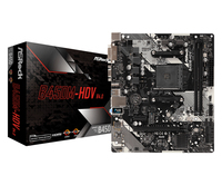 ASRock B450M-HDV R4.0 - AMD - Socket AM4 - AMD Athlon - AMD Ryzen™ 3 - 2nd Generation AMD Ryzen™ 3 - 3rd Generation AMD Ryzen™ 3 - AMD... - DDR4-SDRAM - 32 GB - DIMM