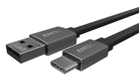 EMTEC ECCHAT700TCU3 - 1,2 m - USB A - USB C - USB 3.2 Gen 2 (3.1 Gen 2) - Schwarz