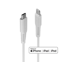 Lindy 31315 - 0,5 m - Lightning - USB C - Männlich - Männlich - Weiß