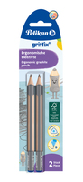 Pelikan 817028 - B - Beige - Grey - Triangular - 3.5 mm - 140 mm - 2 pc(s)