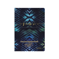 Herlitz New Batik Fearless - Blau - Navy - Liniertes Papier - A5