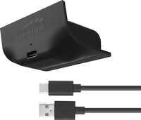 SPEEDLINK PULSE X Play & Charge Power Kit - Spiele-Controllerbatterie - Schwarz - USB Typ-A auf USB Typ-C - 3 m - 8 h - Nickel-Metallhydrid (NiMH)