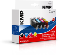 KMP C90V - Pigment-based ink - Black,Cyan,Magenta,Yellow - Multi pack - Canon Pixma IP 7200 - IP 8750 - MG 5500 - MG 5650 - MG 6350 - MG 6600 - MG 7150 - MX 720 - MX 725 - IP... - 4 pc(s) - Inkjet printing