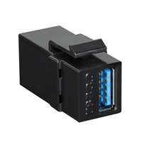 LogiLink Keystone Modular Verbinder USB 3.0 schwarz