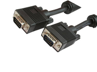 MEDIARANGE MRCS126 - 25 m - VGA (D-Sub) - VGA (D-Sub) - Black - Male/Male