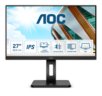 AOC P2 27P2Q - 68.6 cm (27") - 1920 x 1080 pixels - Full HD - LED - 4 ms - Black
