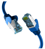 EFB Elektronik RJ45 Patchkabel mit CAT7 Rohkabel BLAU 0.25m - Network - CAT 7 cable/RJ45 plug