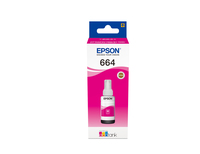 Epson 664 Ecotank Magenta ink bottle (70ml) - Magenta - Epson - EcoTank L555 EcoTank L355 EcoTank ET-4550 EcoTank ET-4500 EcoTank ET-3600 EcoTank ET-2650 EcoTank... - Grey - 70 ml - Indonesia