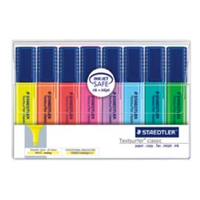 STAEDTLER Textsurfer classic 364 - 8 Stück(e) - Blau - Grün - Orange - Pink - Rot - Türkis - Violett - Gelb - Meißel - 1 mm - 5 mm - Deutschland