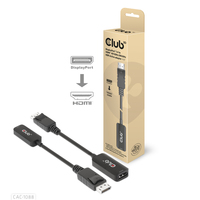 Club 3D DisplayPort™1.4 auf HDMI™ 4K120Hz/8K60Hz HDR-Aktiv-Adapter St./B - 0,21 m - DisplayPort - HDMI - Männlich - Weiblich - Gerade