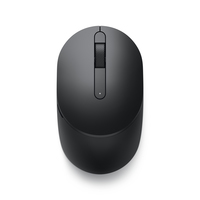 Dell Mobile Wireless Mouse – MS3320W - Black - Ambidextrous - Optical - RF Wireless + Bluetooth - 1600 DPI - Black