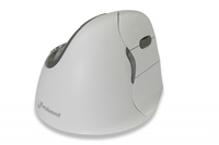 Bakker Evoluent4 Mouse White Bluetooth (Right Hand) - Right-hand - Optical - Bluetooth - 2600 DPI - Grey