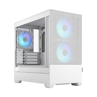 Fractal Design Pop Mini Air - Mini Tower - PC - White - micro ATX - Mini-ITX - Steel - Tempered glass - Multi