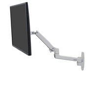 Ergotron LX Series LX Wall Monitor Arm (white) - Screws - 11.3 kg - 50.8 cm (20") - 86.4 cm (34") - 100 x 100 mm - White