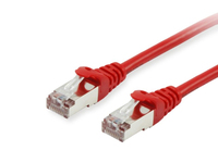 Equip Cat.6 S/FTP Patch Cable - 0.5m - Red - 0.5 m - Cat6 - S/FTP (S-STP) - RJ-45 - RJ-45