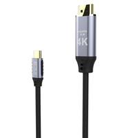 Cian Technology GmbH ITCH-20 - 2 m - USB Typ-C - HDMI - Männlich - Männlich - Gerade