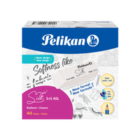 Pelikan 606141 - Kunststoff - Weiß - 20 mm - 55 mm - 12 mm - 40 Stück(e)